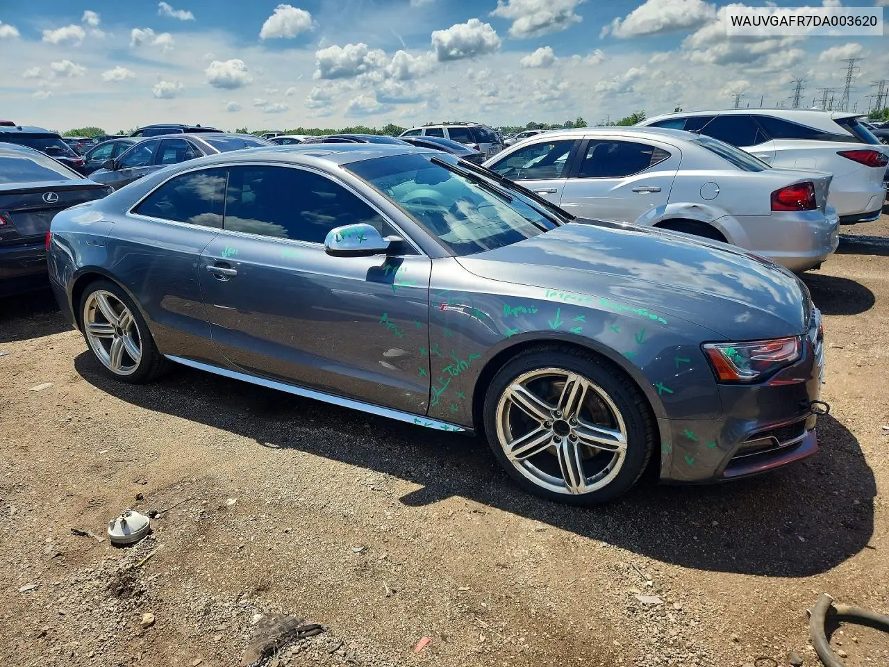 2013 Audi S5 Prestige VIN: WAUVGAFR7DA003620 Lot: 58291696