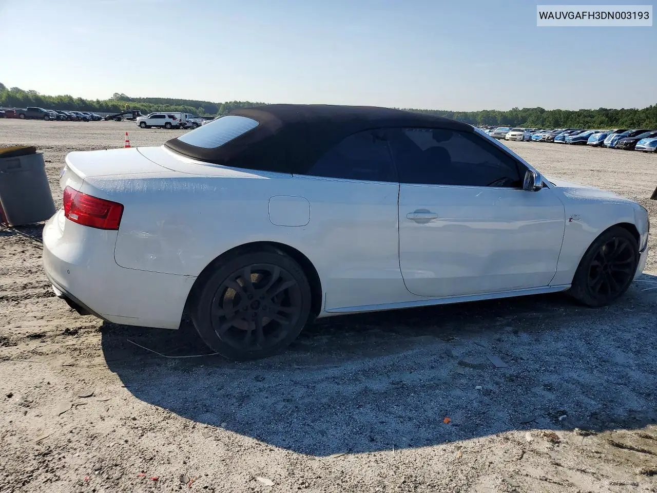 2013 Audi S5 Prestige VIN: WAUVGAFH3DN003193 Lot: 59823146