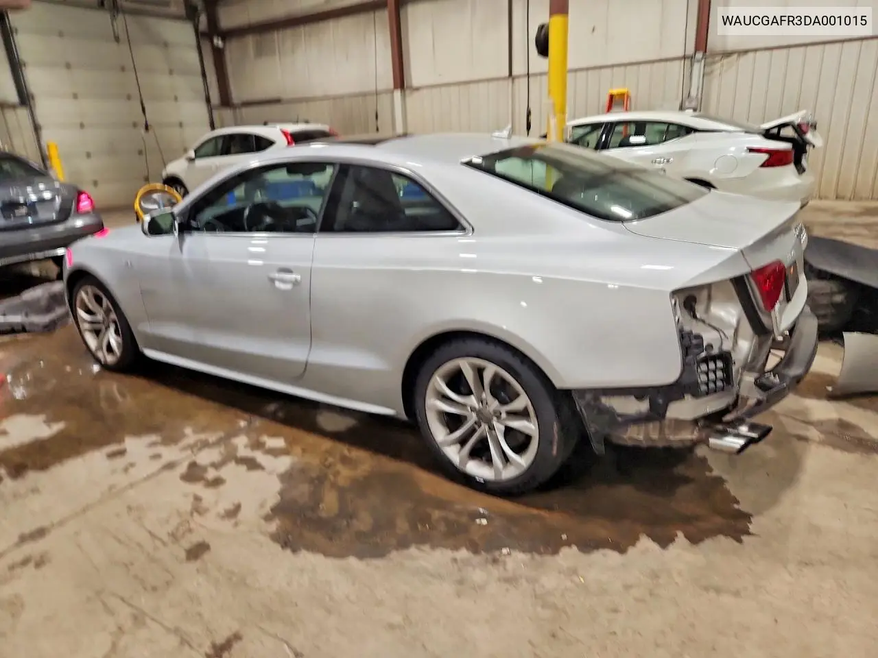 2013 Audi S5 Premium Plus VIN: WAUCGAFR3DA001015 Lot: 61103506