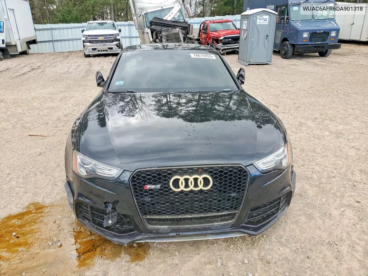 2013 Audi Rs5 VIN: WUAC6AFR6DA901318 Lot: 78676955