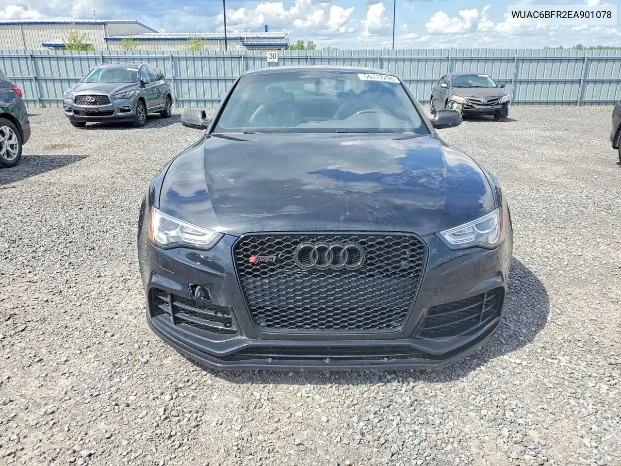 2014 Audi Rs5 VIN: WUAC6BFR2EA901078 Lot: 56712296