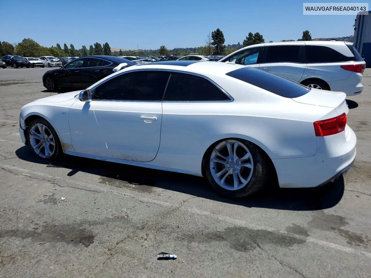 2014 Audi S5 Prestige VIN: WAUVGAFR6EA040143 Lot: 85985135