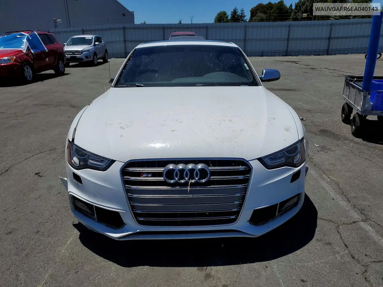 2014 Audi S5 Prestige VIN: WAUVGAFR6EA040143 Lot: 85985135