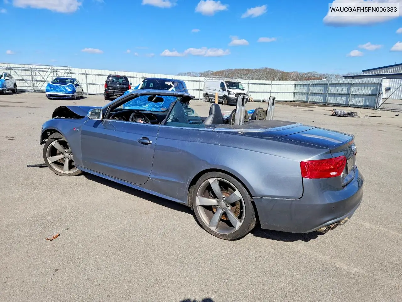 2015 Audi S5 Premium Plus VIN: WAUCGAFH5FN006333 Lot: 50582566