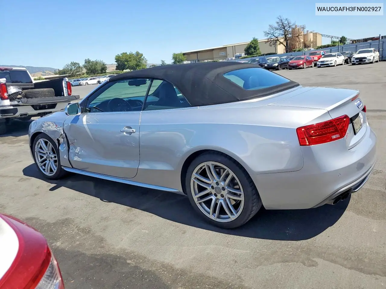 2015 Audi S5 Premium Plus VIN: WAUCGAFH3FN002927 Lot: 53133596