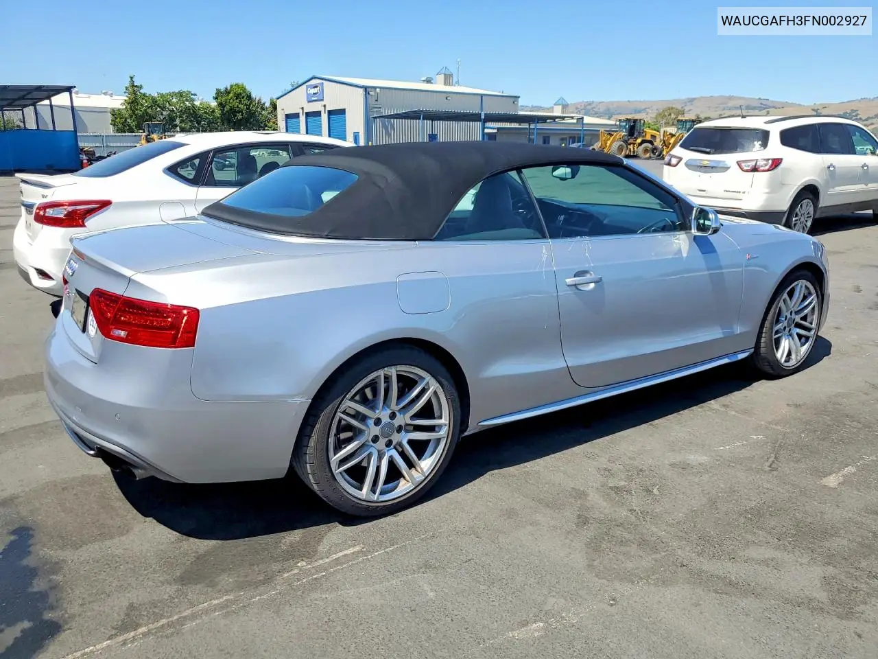 2015 Audi S5 Premium Plus VIN: WAUCGAFH3FN002927 Lot: 53133596