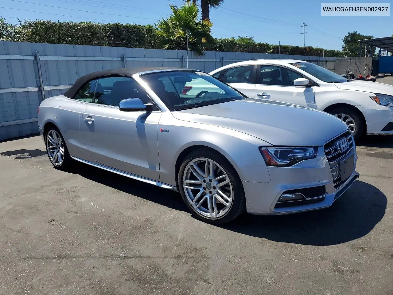 2015 Audi S5 Premium Plus VIN: WAUCGAFH3FN002927 Lot: 53133596