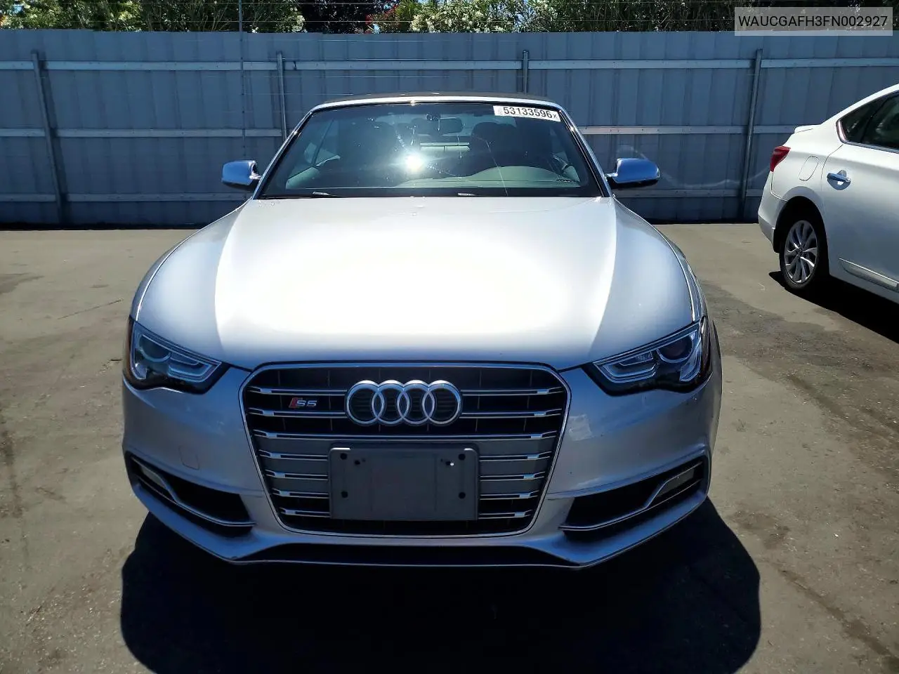 2015 Audi S5 Premium Plus VIN: WAUCGAFH3FN002927 Lot: 53133596