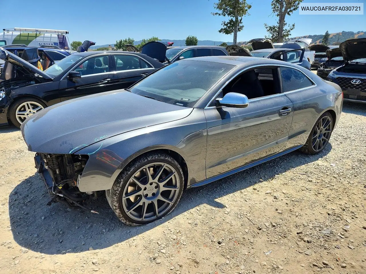 2015 Audi S5 Premium Plus VIN: WAUCGAFR2FA030721 Lot: 56966206