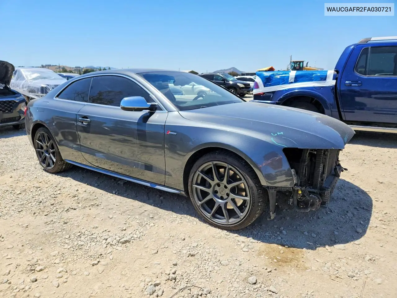 2015 Audi S5 Premium Plus VIN: WAUCGAFR2FA030721 Lot: 56966206