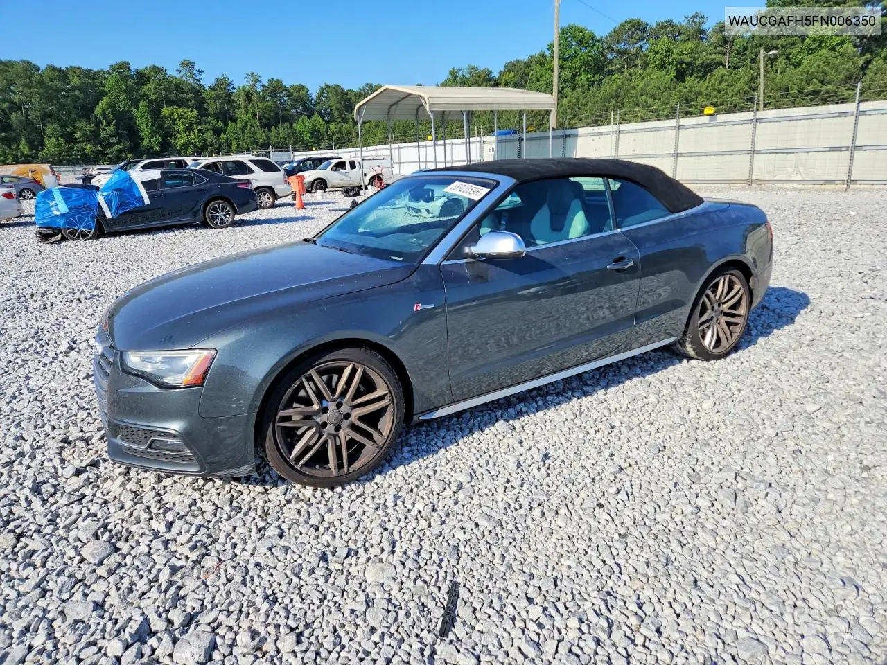 2015 Audi S5 Premium Plus VIN: WAUCGAFH5FN006350 Lot: 58920596