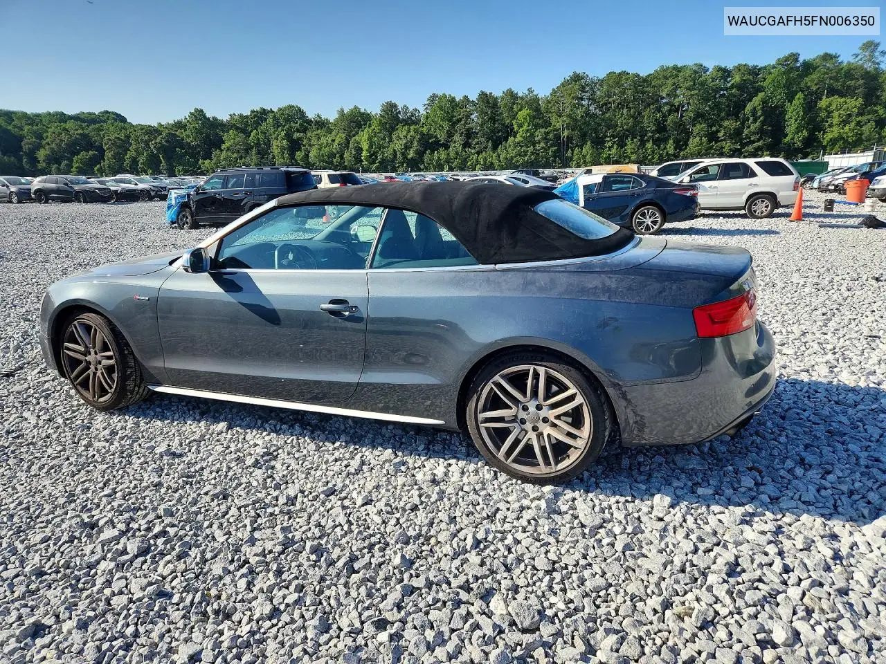 2015 Audi S5 Premium Plus VIN: WAUCGAFH5FN006350 Lot: 58920596