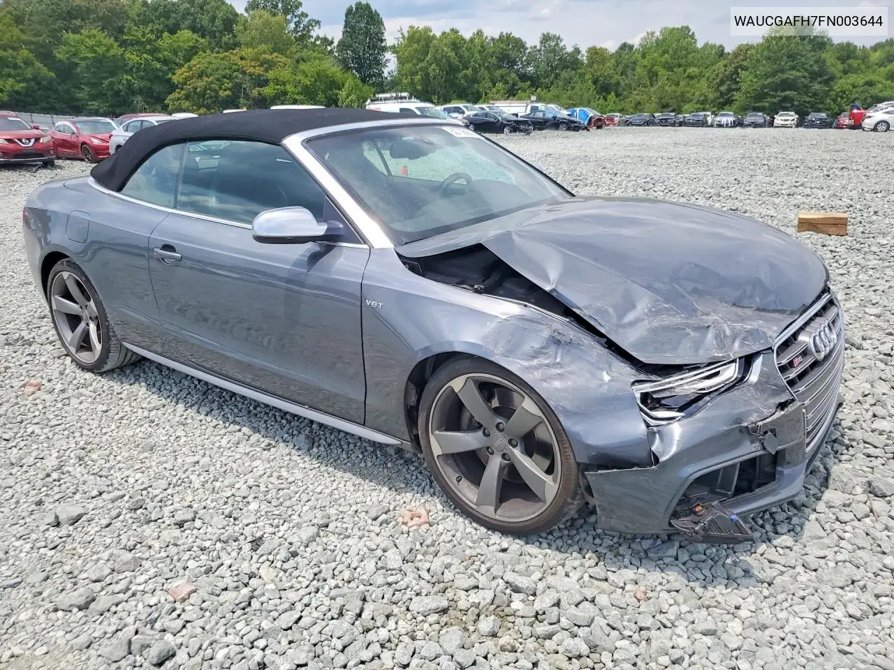 2015 Audi S5 Premium Plus VIN: WAUCGAFH7FN003644 Lot: 60706236