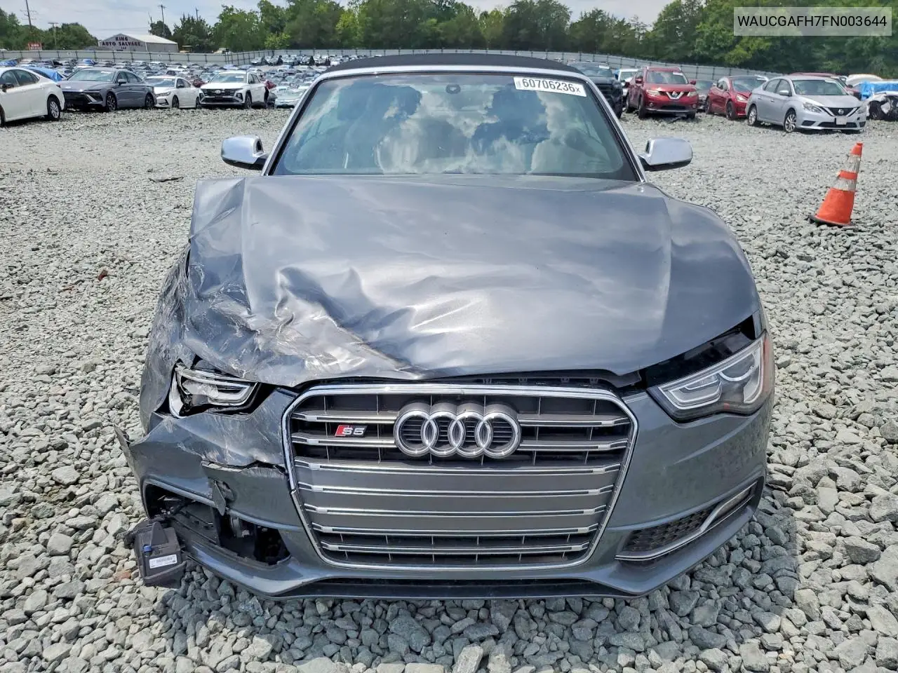 2015 Audi S5 Premium Plus VIN: WAUCGAFH7FN003644 Lot: 60706236