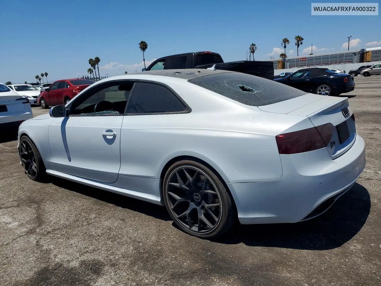 2015 Audi Rs5 VIN: WUAC6AFRXFA900322 Lot: 60720246