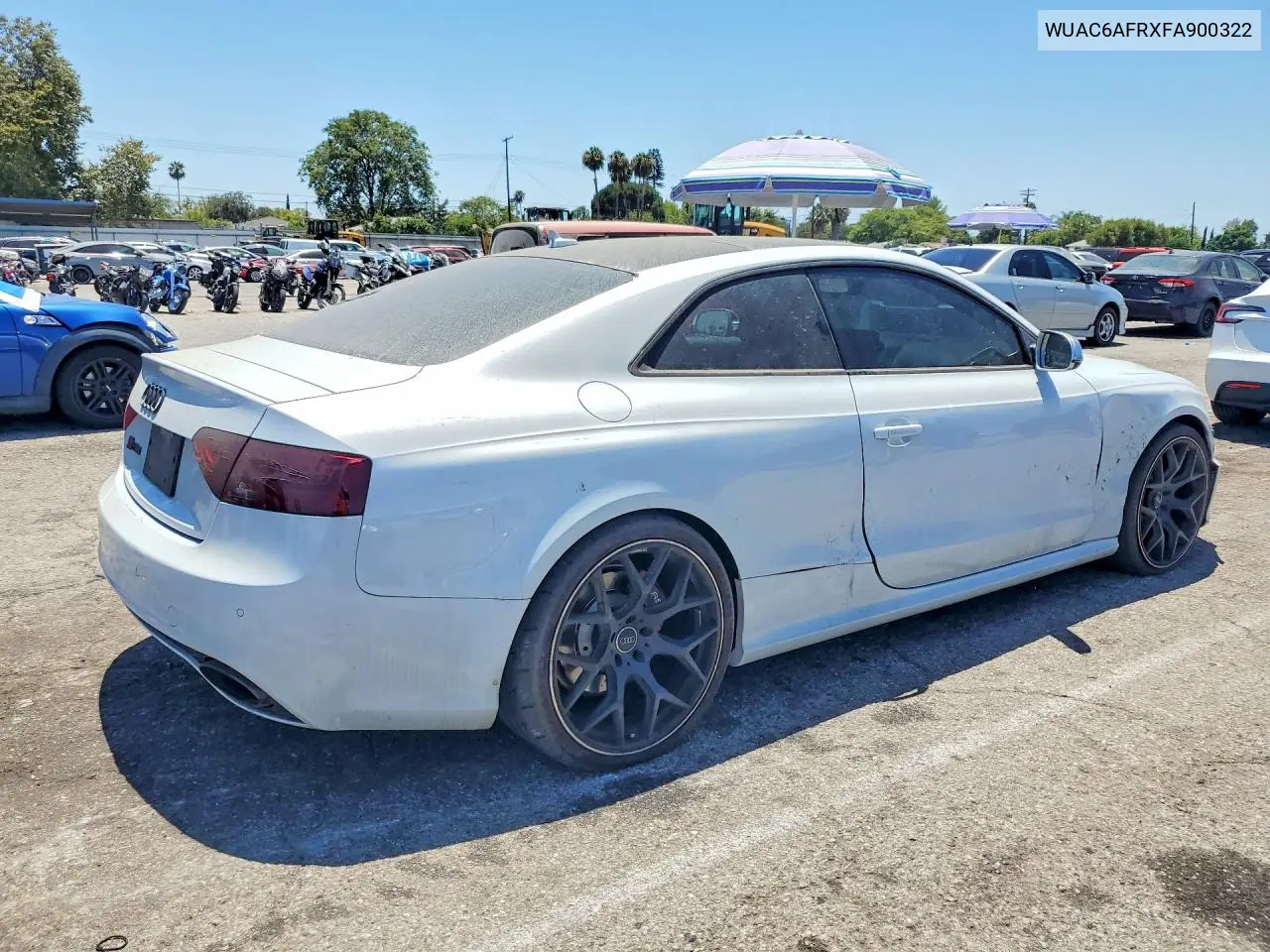 2015 Audi Rs5 VIN: WUAC6AFRXFA900322 Lot: 60720246