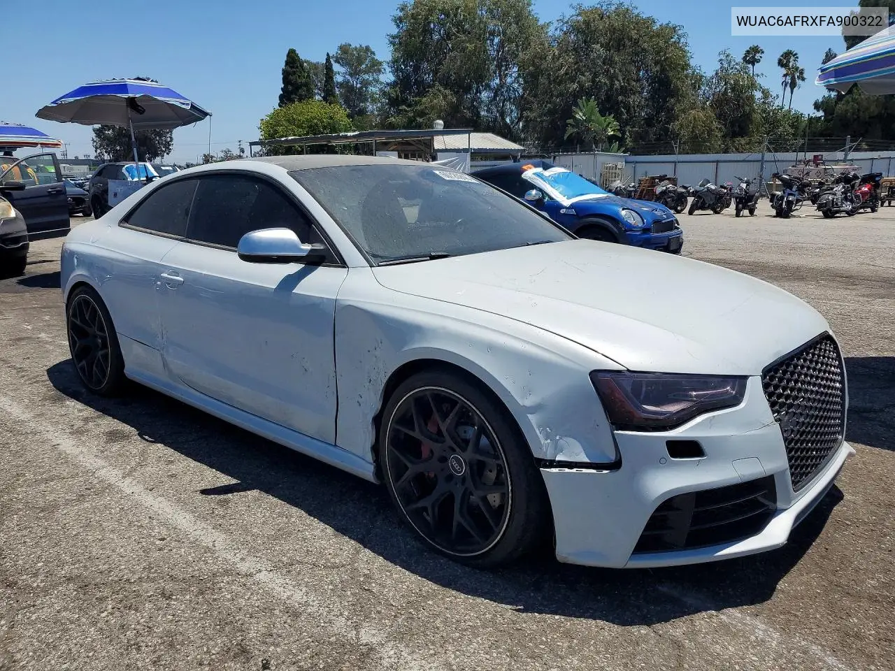 2015 Audi Rs5 VIN: WUAC6AFRXFA900322 Lot: 60720246