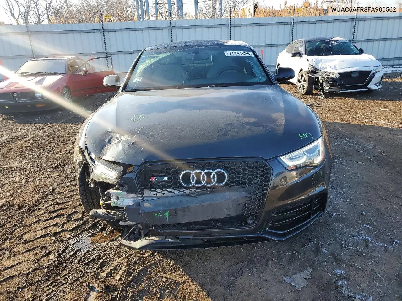2015 Audi Rs5 VIN: WUAC6AFR8FA900562 Lot: 77147005
