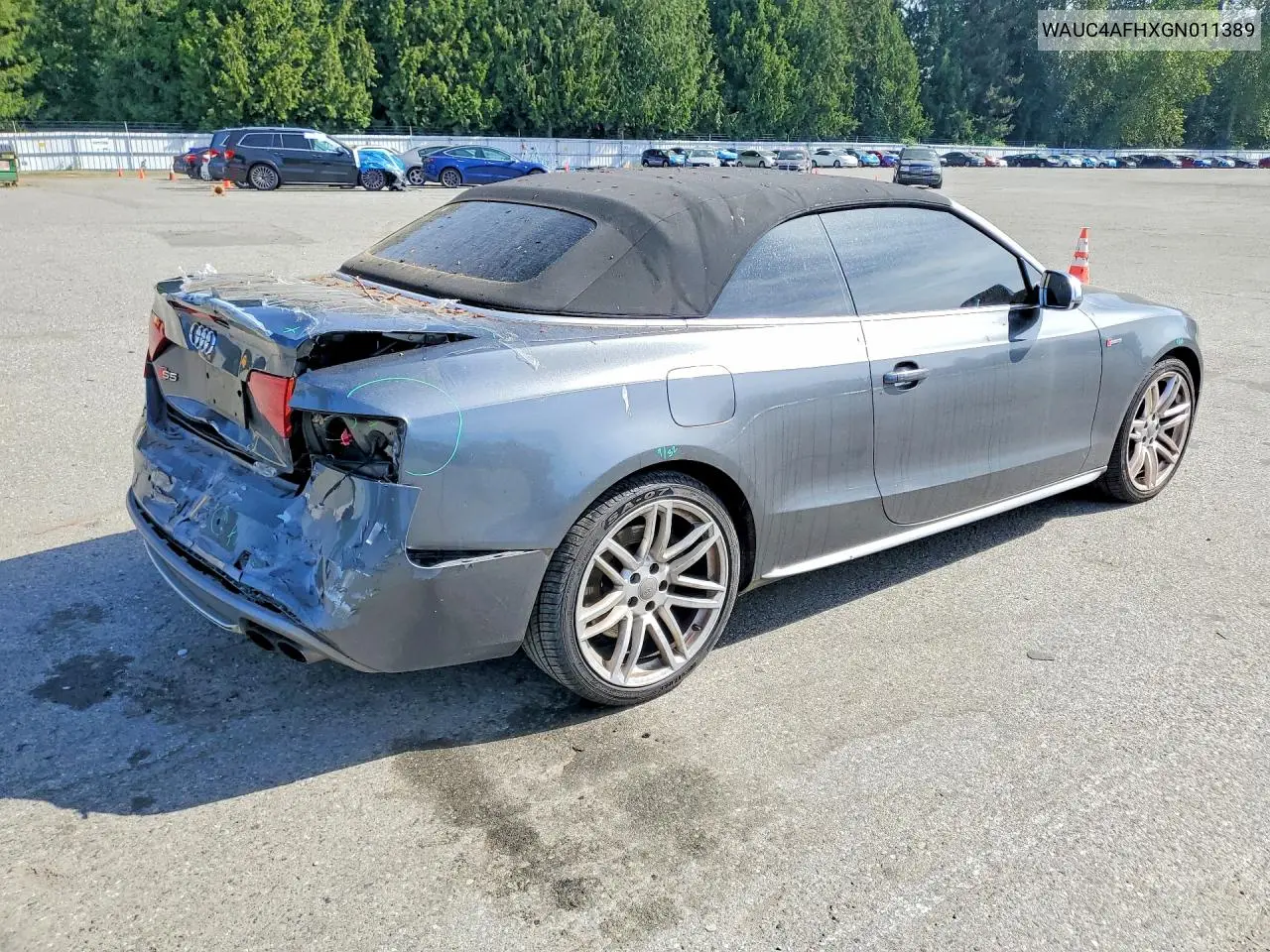 2016 Audi S5 Premium Plus VIN: WAUC4AFHXGN011389 Lot: 52378756