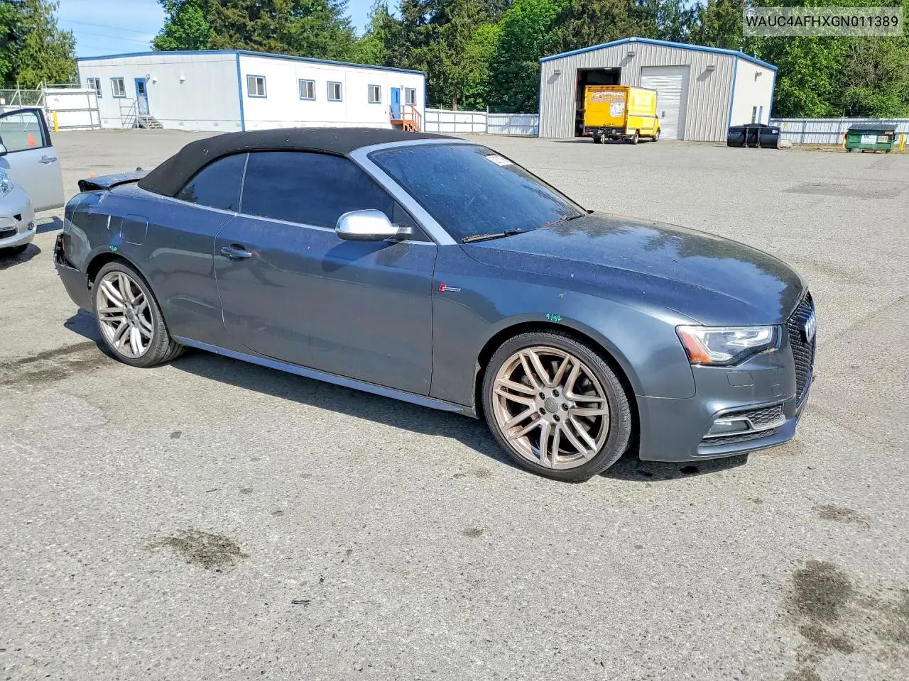 2016 Audi S5 Premium Plus VIN: WAUC4AFHXGN011389 Lot: 52378756