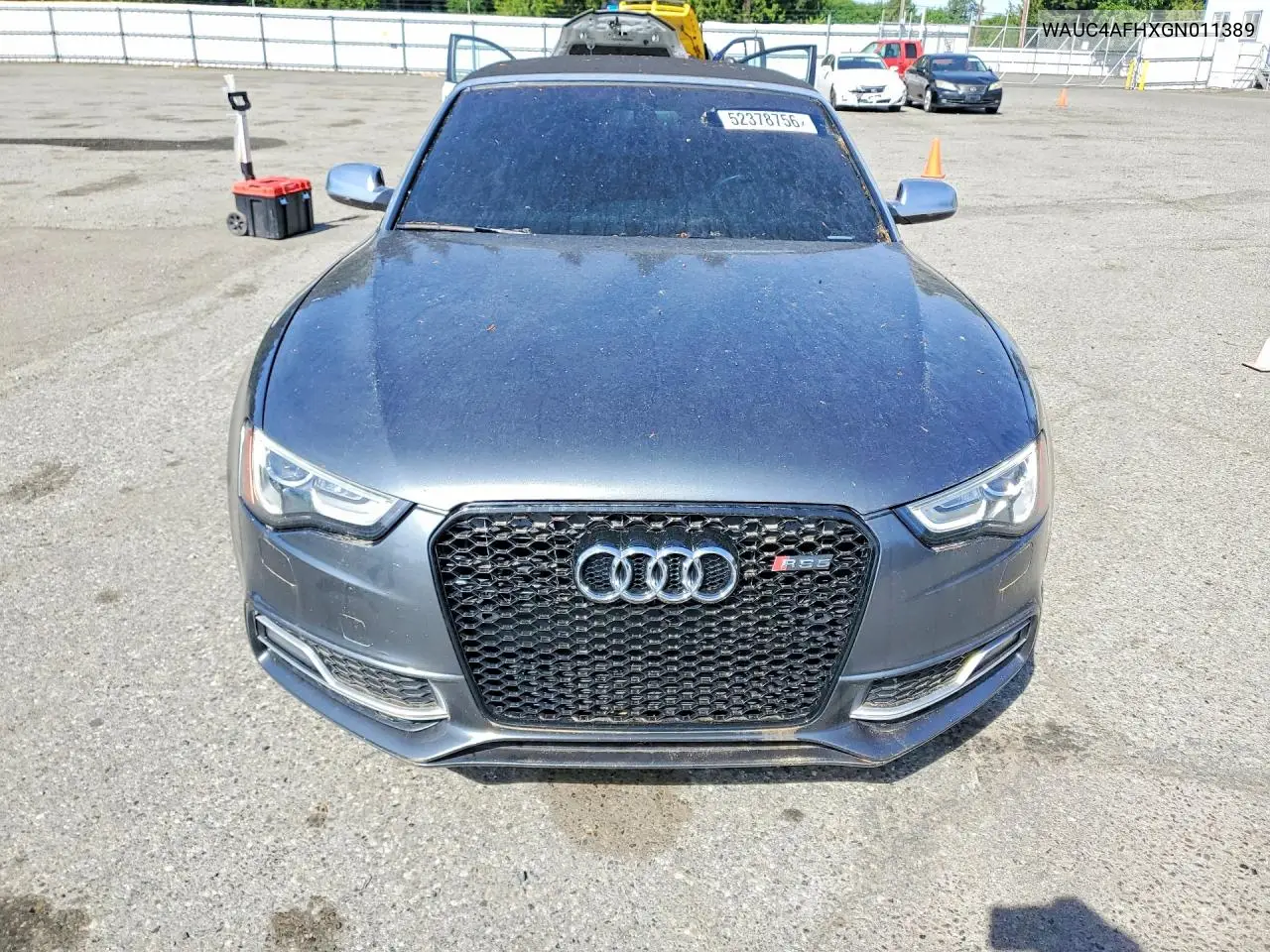 2016 Audi S5 Premium Plus VIN: WAUC4AFHXGN011389 Lot: 52378756
