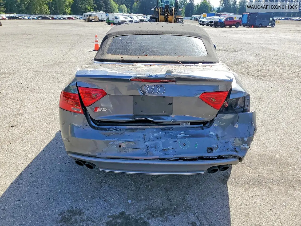 2016 Audi S5 Premium Plus VIN: WAUC4AFHXGN011389 Lot: 52378756