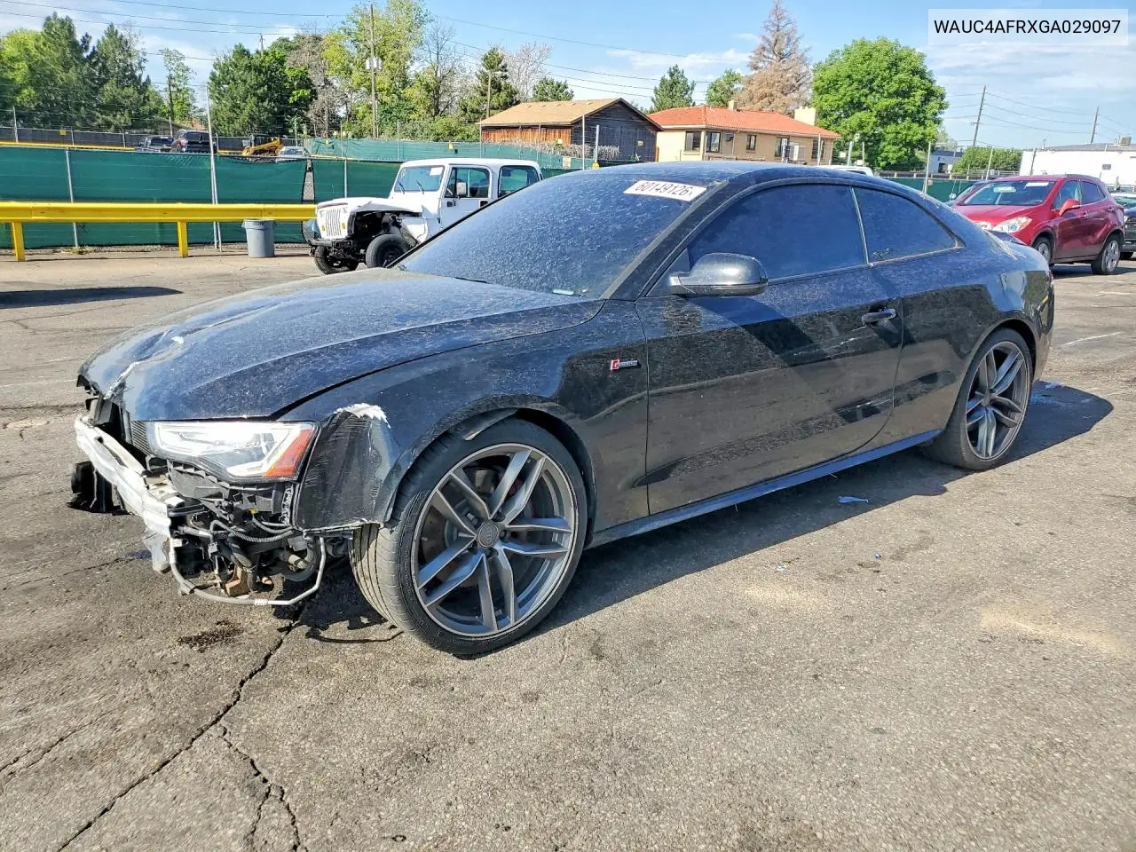 2016 Audi S5 Premium Plus VIN: WAUC4AFRXGA029097 Lot: 60149126