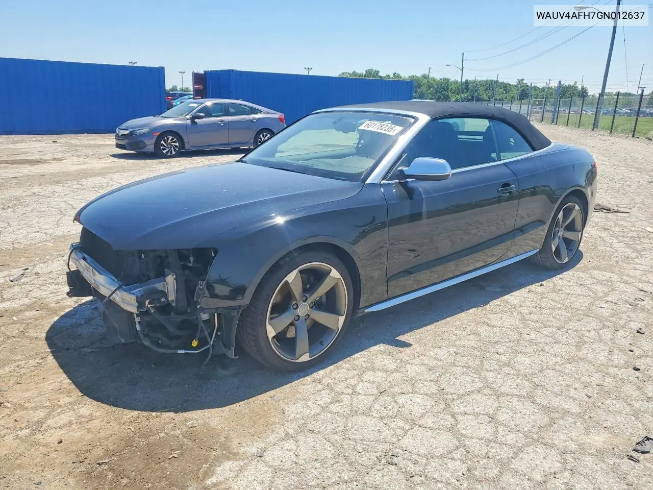 2016 Audi S5 Prestige VIN: WAUV4AFH7GN012637 Lot: 60178236