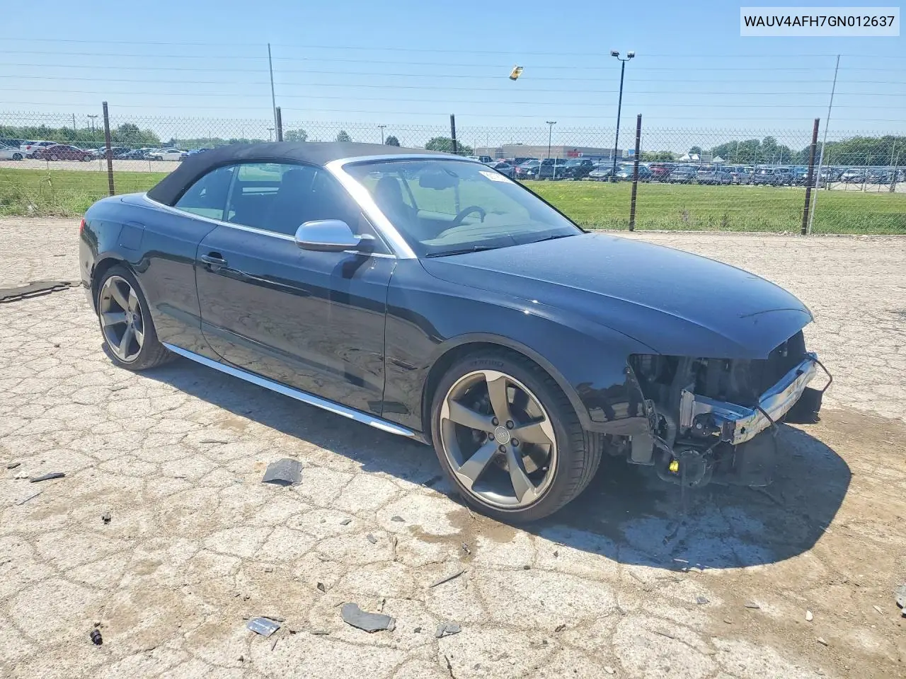 2016 Audi S5 Prestige VIN: WAUV4AFH7GN012637 Lot: 60178236