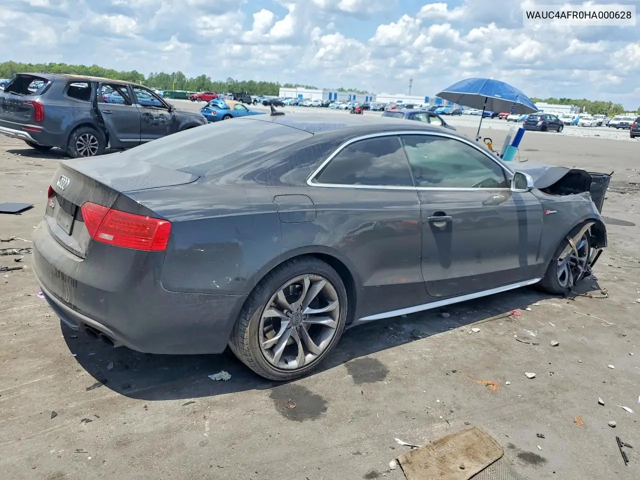 2017 Audi S5 VIN: WAUC4AFR0HA000628 Lot: 51272976