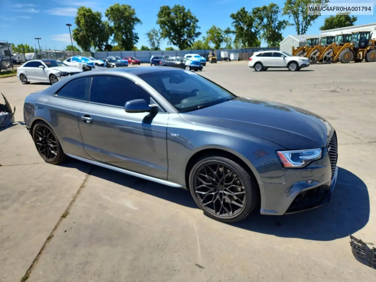 2017 Audi S5 VIN: WAUC4AFR0HA001794 Lot: 56331386