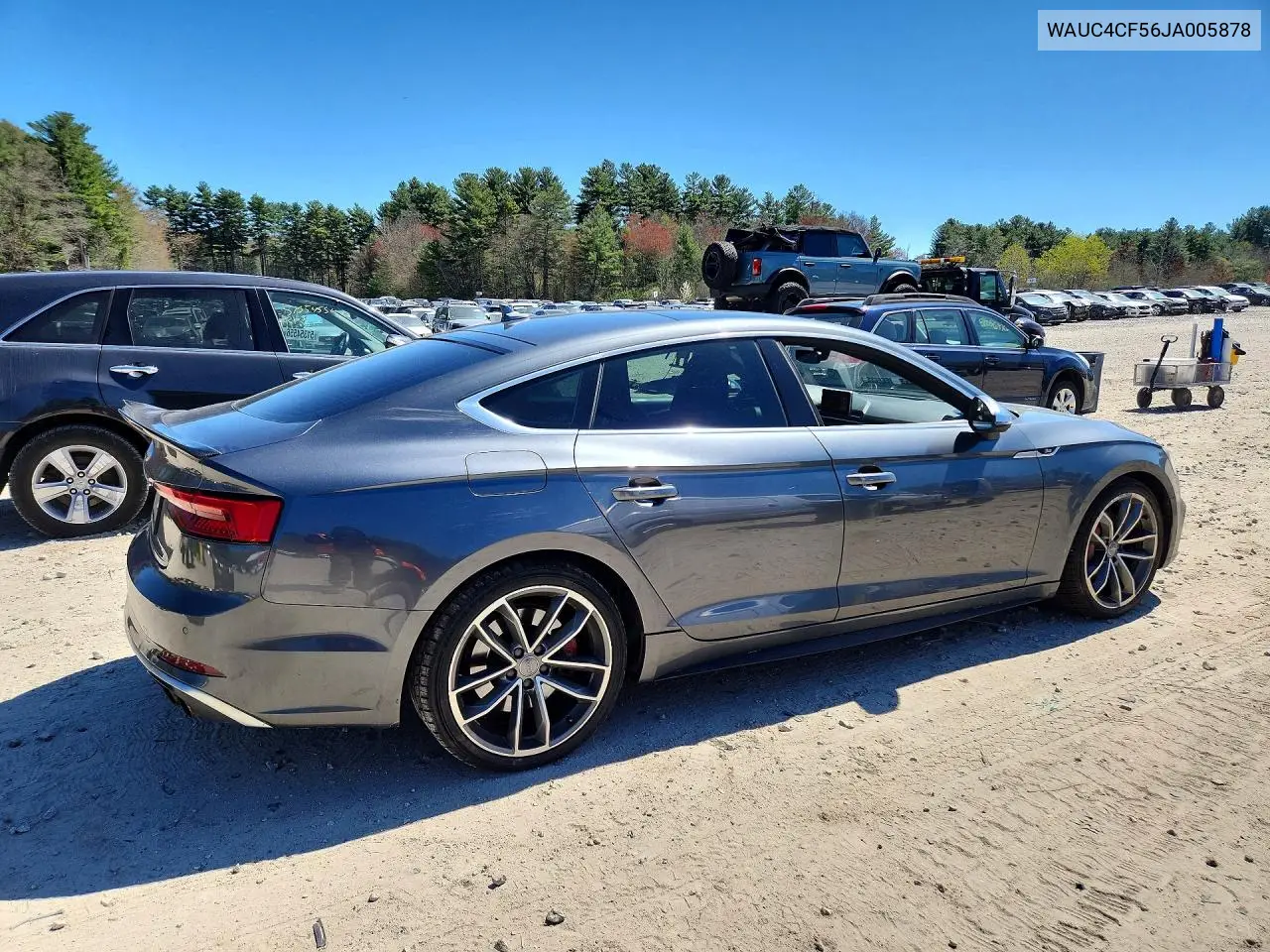 2018 Audi S5 Prestige VIN: WAUC4CF56JA005878 Lot: 50322626