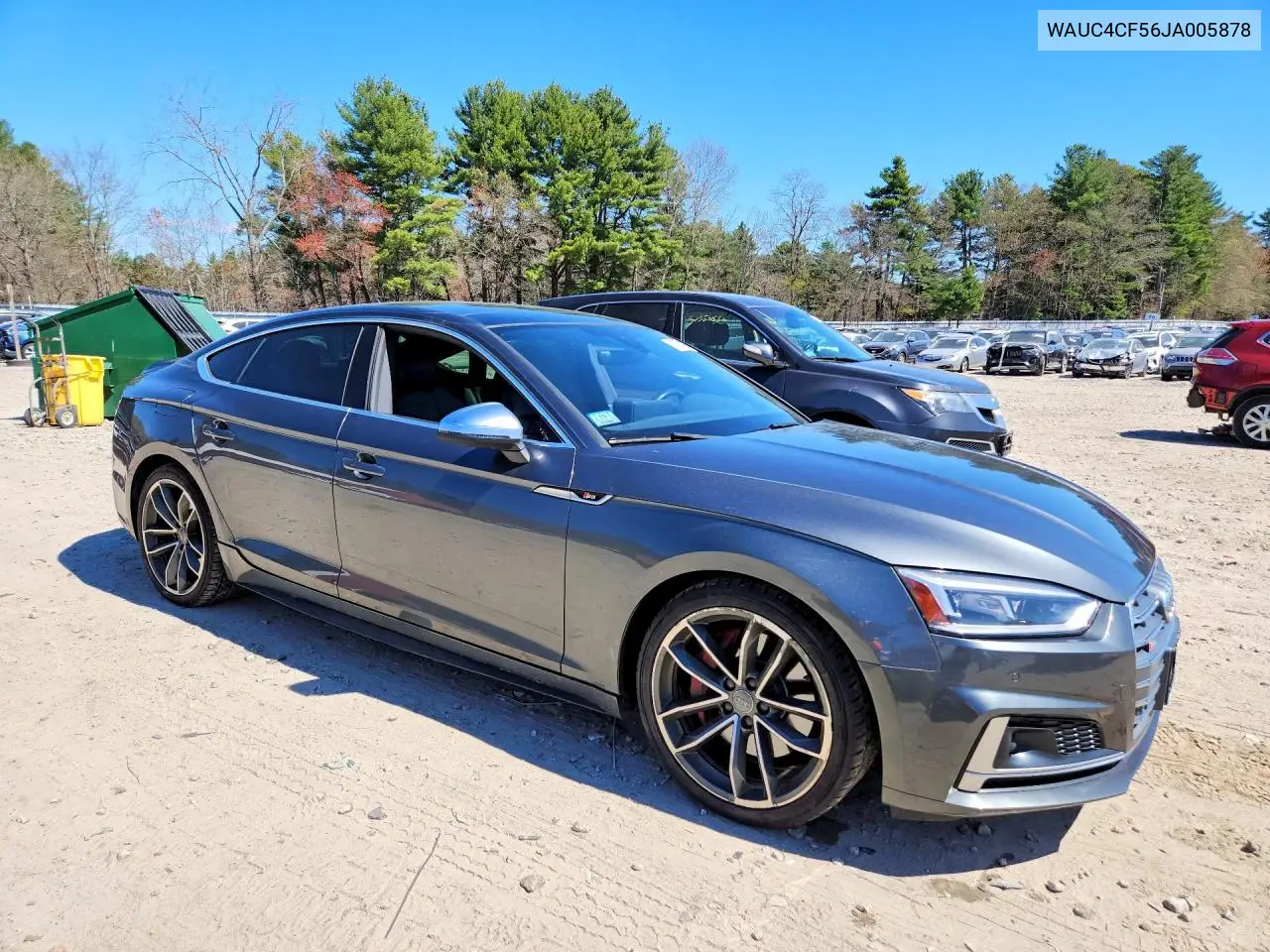 2018 Audi S5 Prestige VIN: WAUC4CF56JA005878 Lot: 50322626