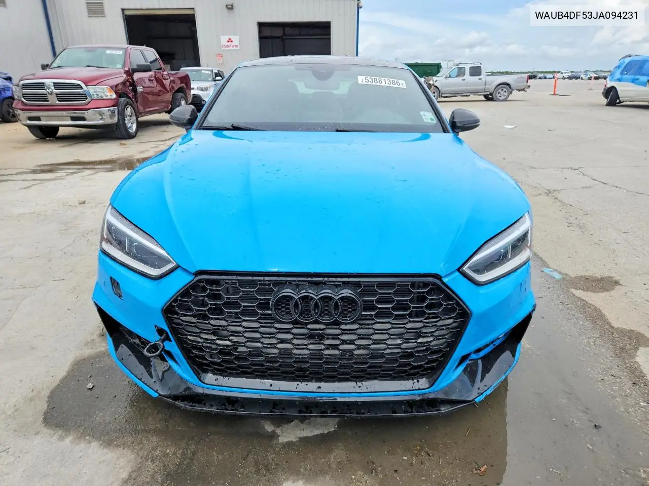 2018 Audi S5 Premium Plus VIN: WAUB4DF53JA094231 Lot: 53881386
