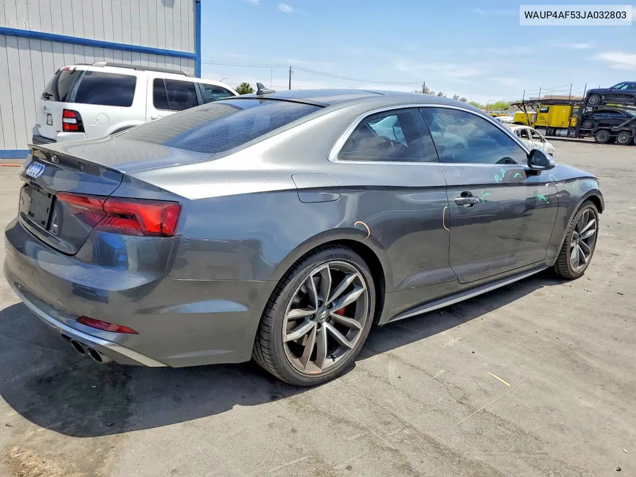 2018 Audi S5 Premium Plus VIN: WAUP4AF53JA032803 Lot: 55977946