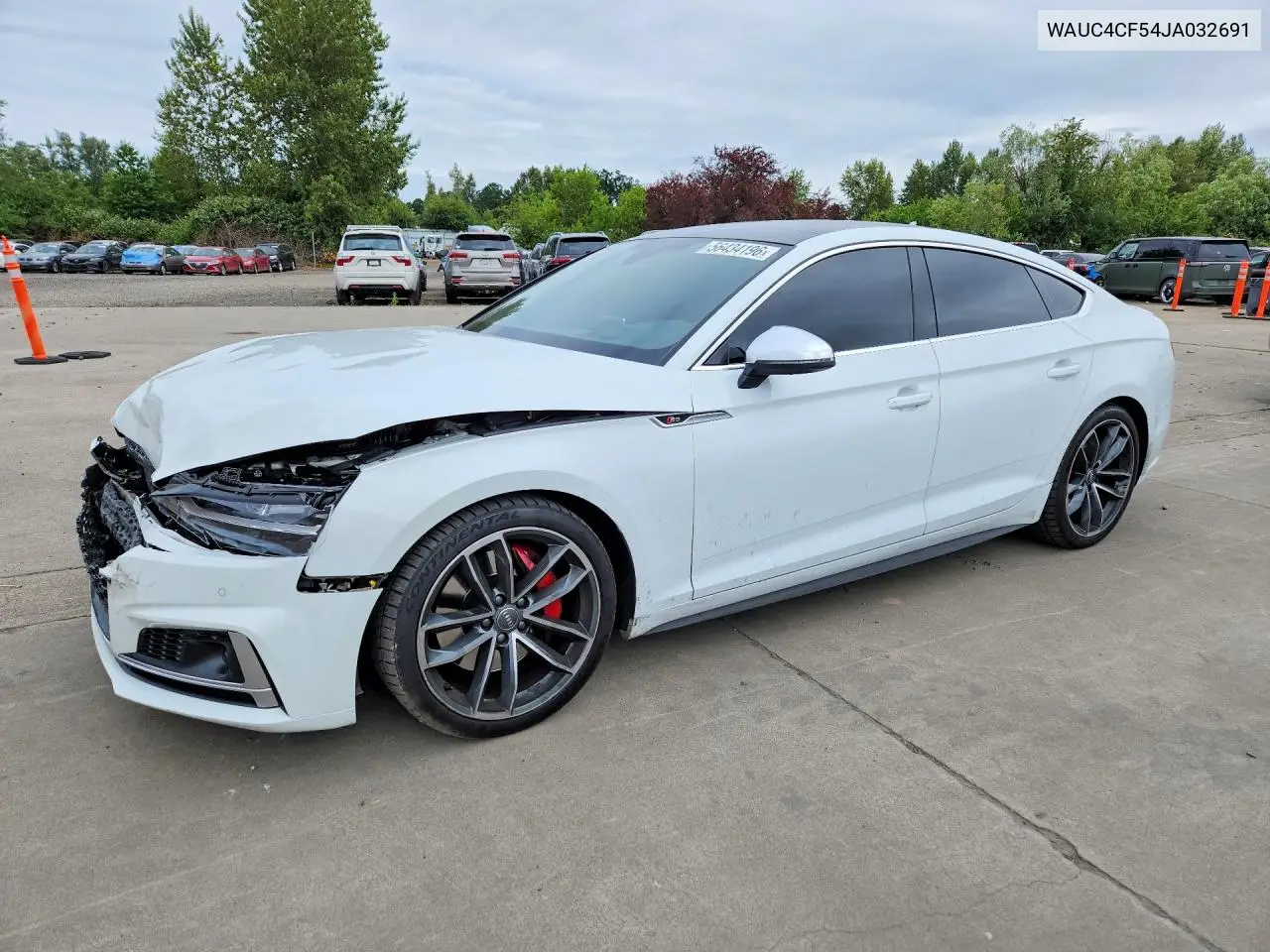 2018 Audi S5 Prestige VIN: WAUC4CF54JA032691 Lot: 56434196