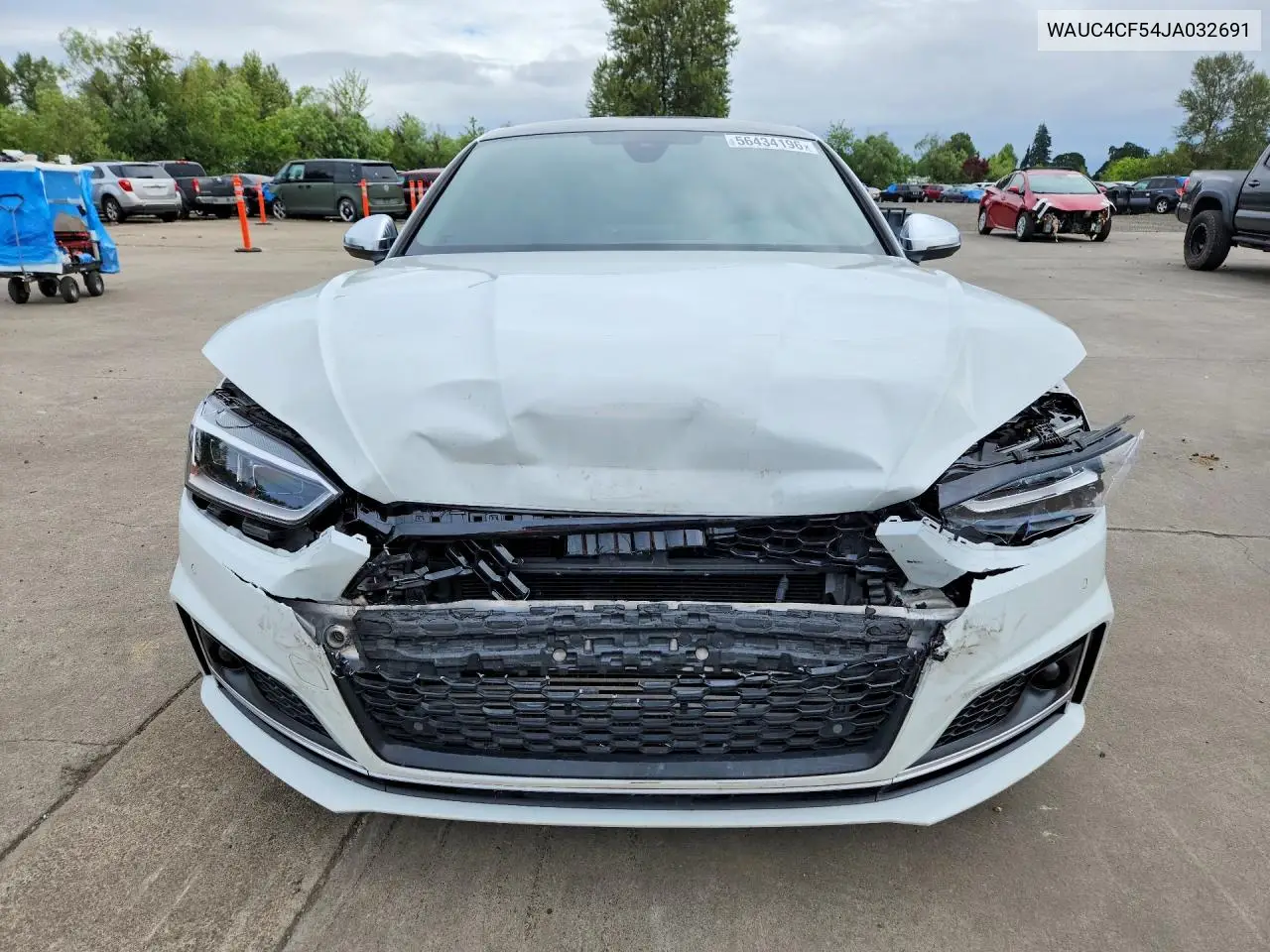 2018 Audi S5 Prestige VIN: WAUC4CF54JA032691 Lot: 56434196