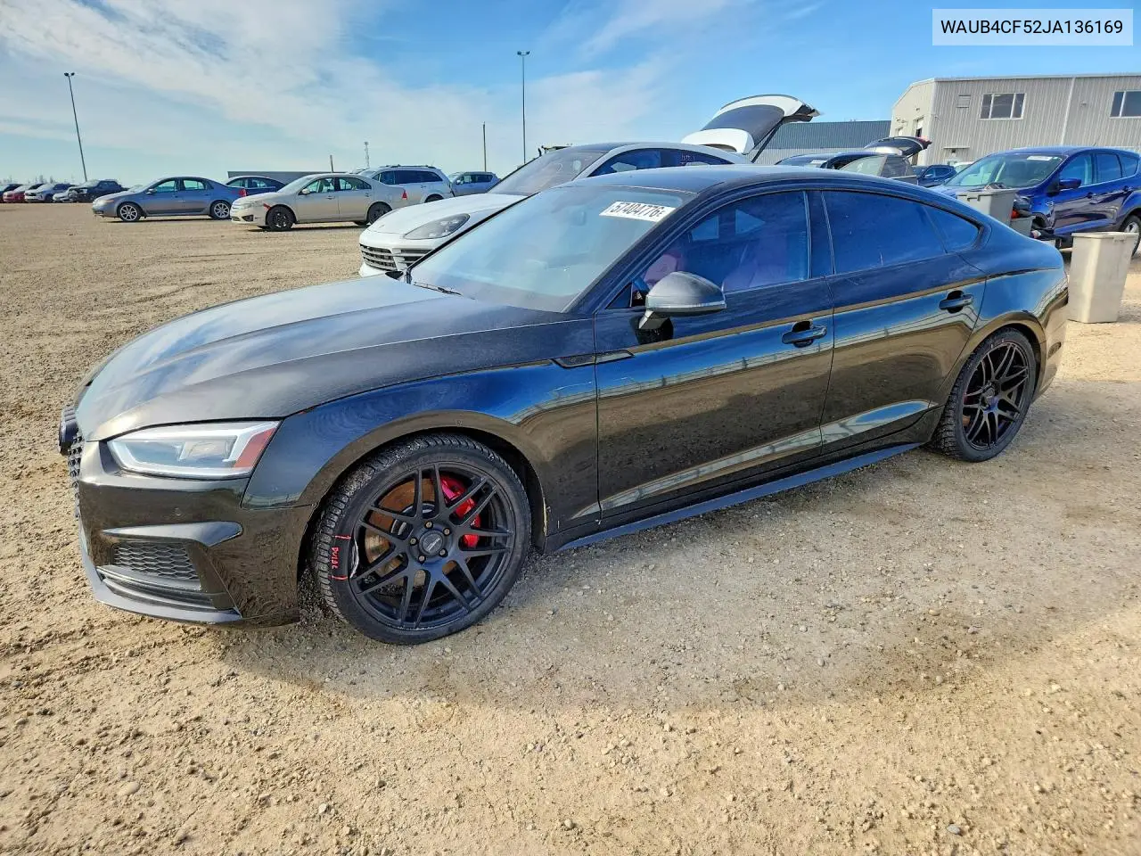 2018 Audi S5 Premium Plus VIN: WAUB4CF52JA136169 Lot: 57404776