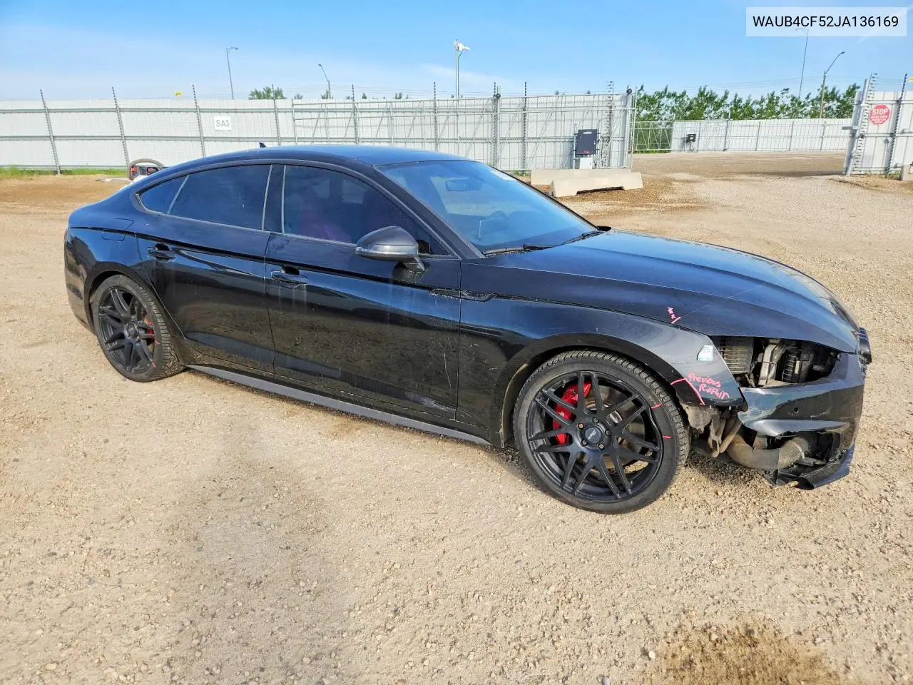 2018 Audi S5 Premium Plus VIN: WAUB4CF52JA136169 Lot: 57404776