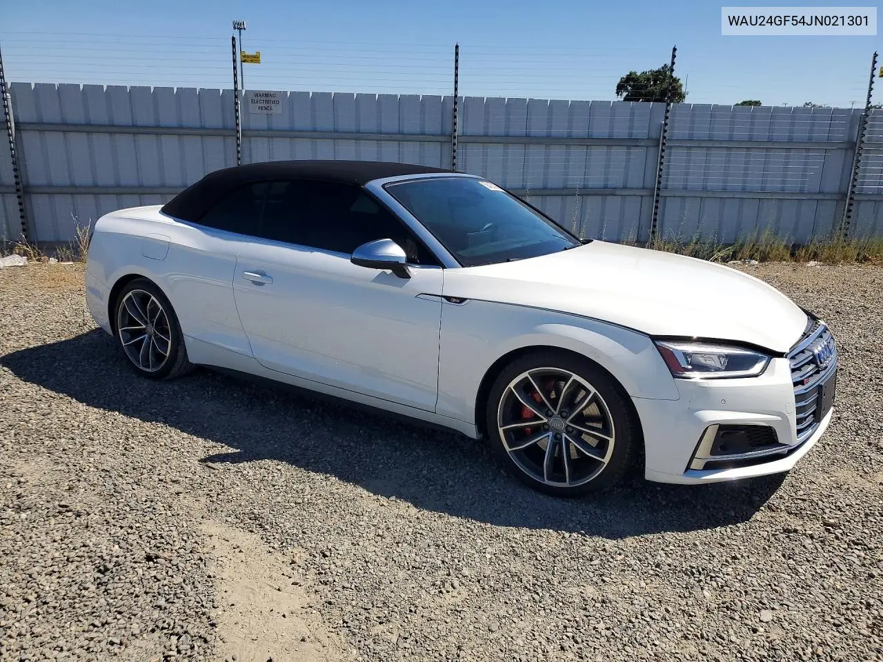 2018 Audi S5 Prestige VIN: WAU24GF54JN021301 Lot: 58480196