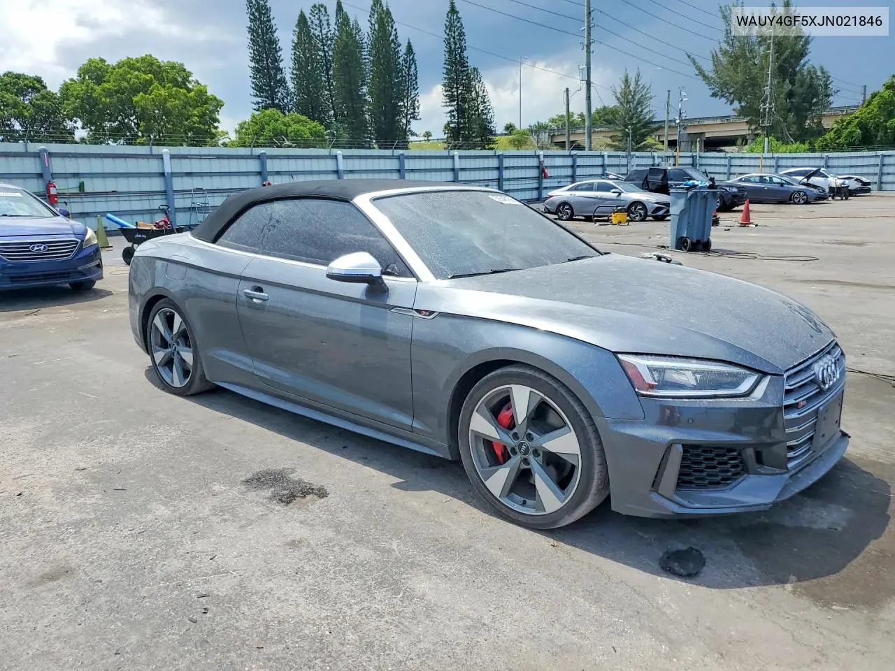 WAUY4GF5XJN021846 2018 Audi S5 Premium Plus