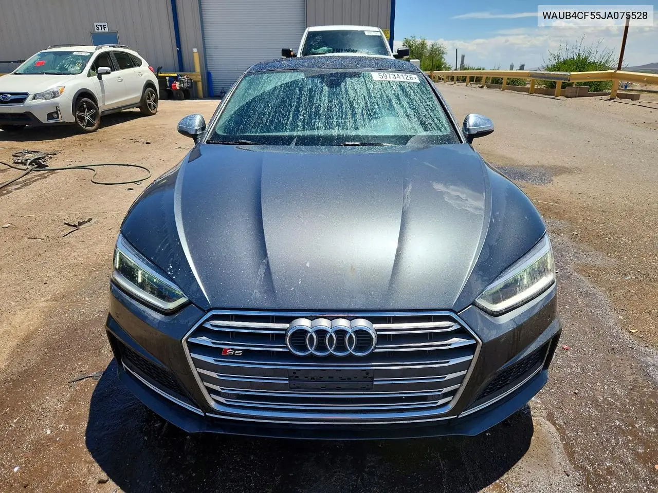 2018 Audi S5 Premium Plus VIN: WAUB4CF55JA075528 Lot: 59734126