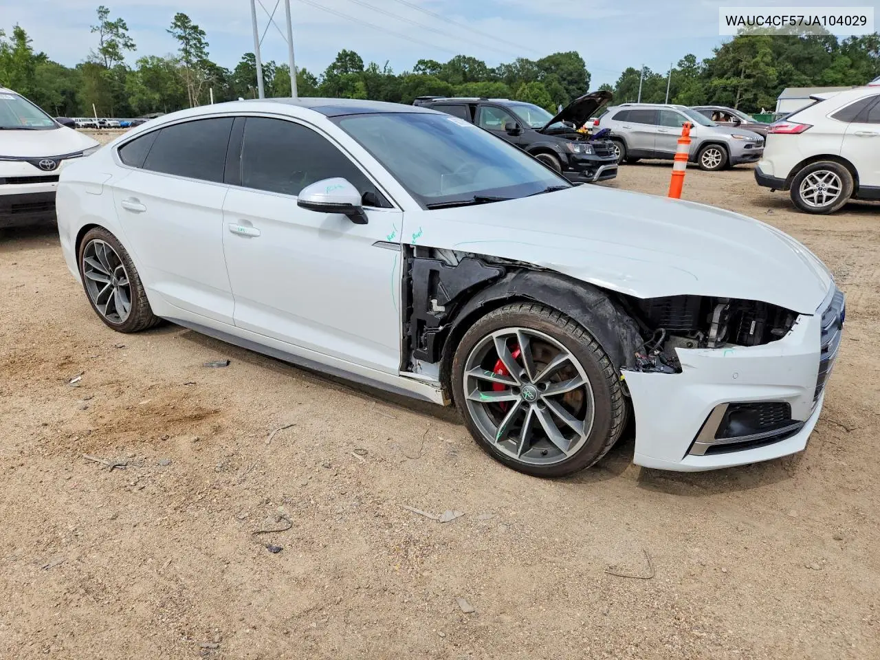 2018 Audi S5 Prestige VIN: WAUC4CF57JA104029 Lot: 60709036