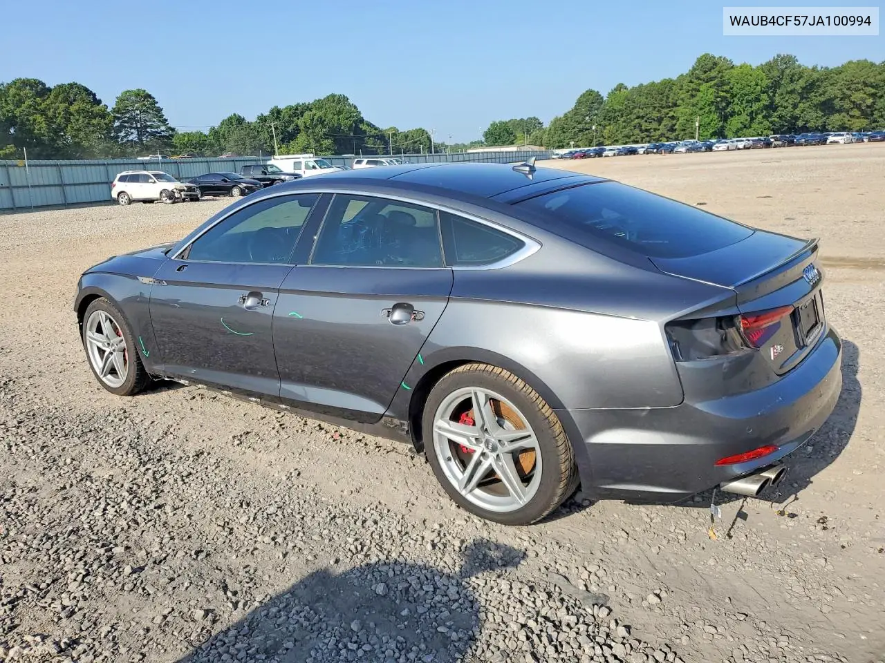 2018 Audi S5 Premium Plus VIN: WAUB4CF57JA100994 Lot: 61552096