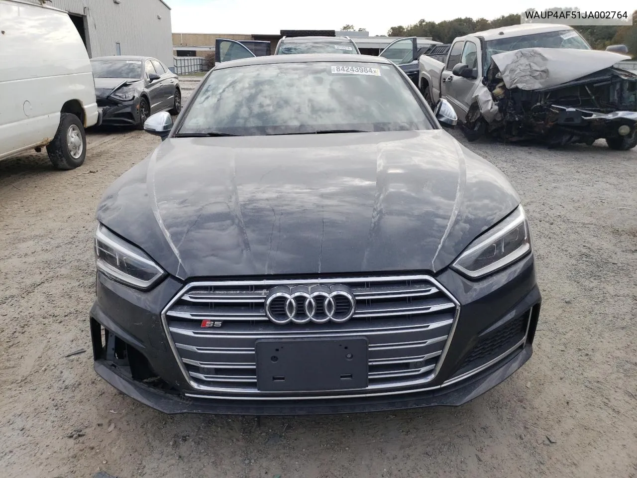 2018 Audi S5 Premium Plus VIN: WAUP4AF51JA002764 Lot: 84243984
