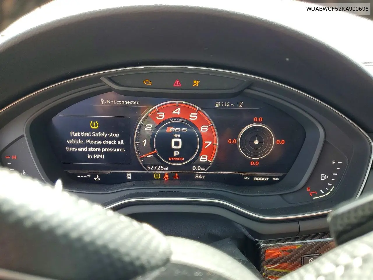 2019 Audi Rs5 VIN: WUABWCF52KA900698 Lot: 46766396