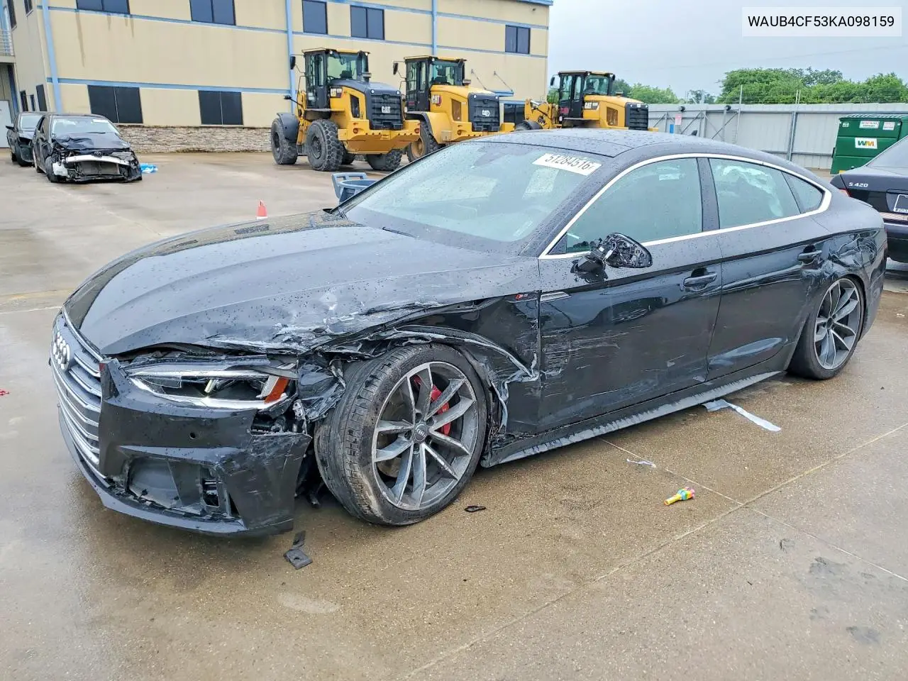 2019 Audi S5 Premium Plus VIN: WAUB4CF53KA098159 Lot: 51284516