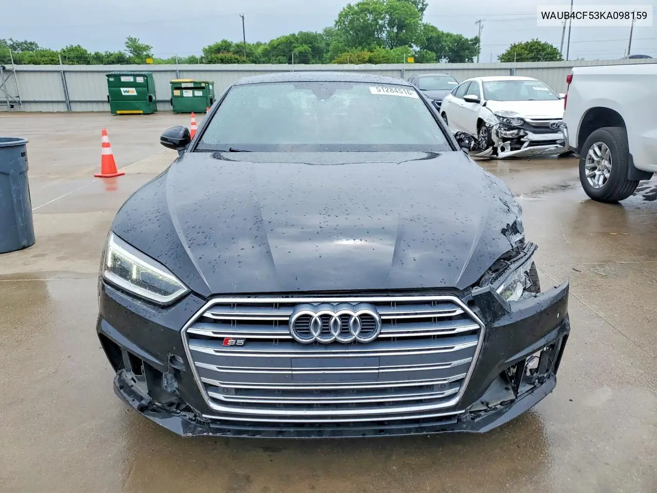 2019 Audi S5 Premium Plus VIN: WAUB4CF53KA098159 Lot: 51284516