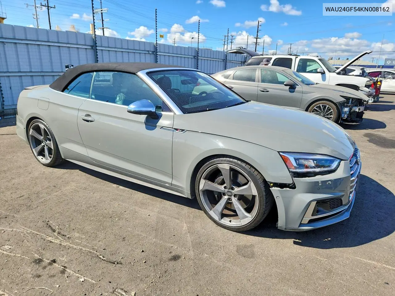2019 Audi S5 Prestige VIN: WAU24GF54KN008162 Lot: 55434896