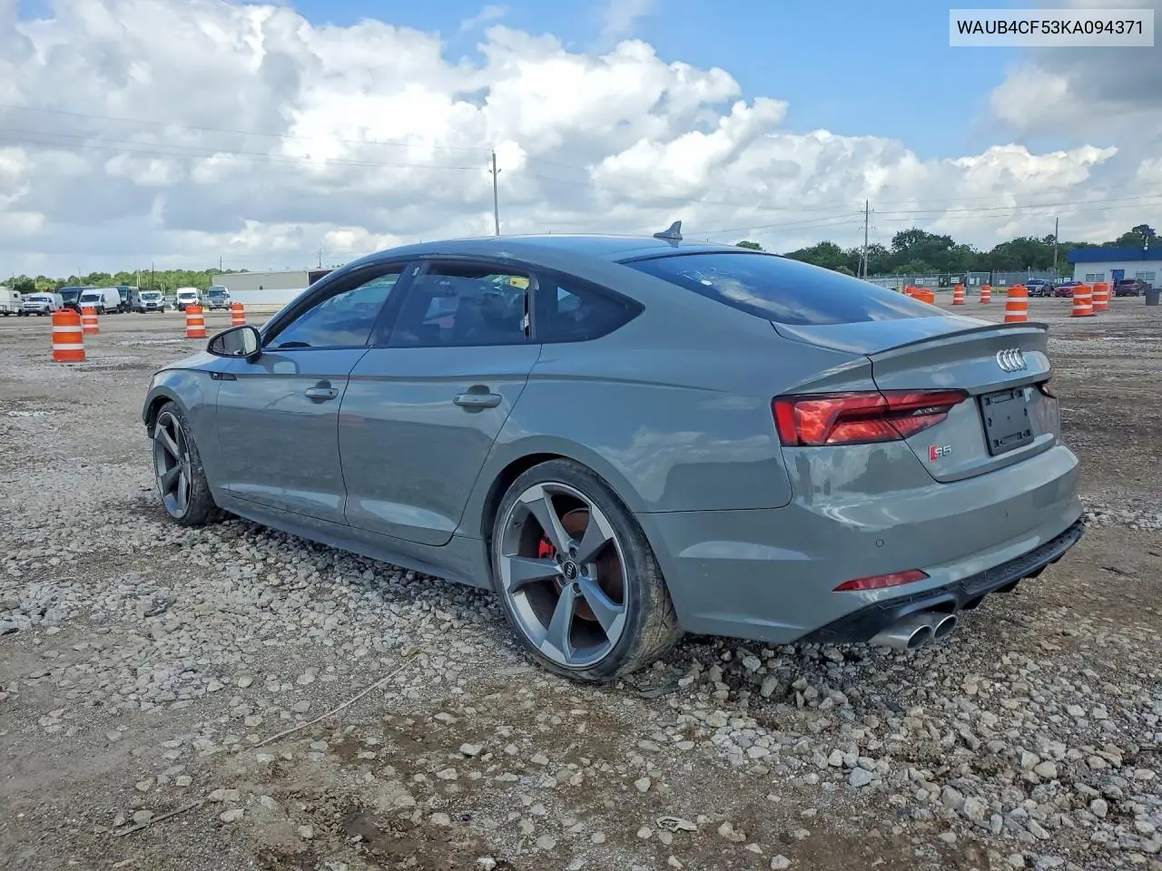 WAUB4CF53KA094371 2019 Audi S5 Premium Plus